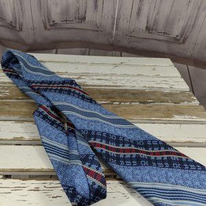 Orsini of Florence Men’s Neck Tie Blue Diagonal St